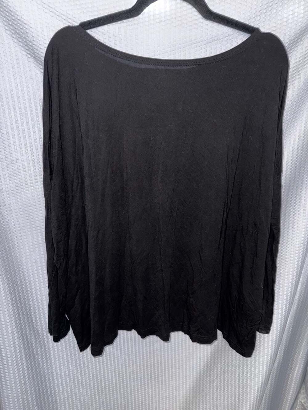 PIKO 1988 Black Long Sleeve Oversized Tunic Top Size M